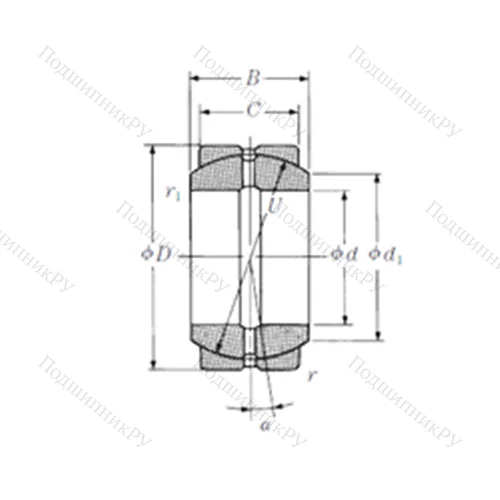 Подшипник скольжения сферический