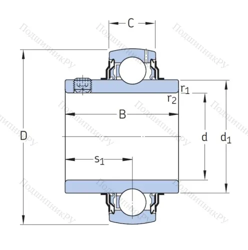 Корпусный подшипник YAR 204-2F в Барнауле