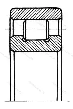 Подшипник N 212EC размер 60x110x22