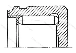 Модификация подшипника 704902К6УС10 размер 15,235x28x20 от производителя  ГПЗ-10-ГПЗ