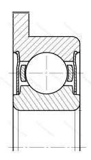 Модификация подшипника 5-3880076ЮС1 размер 6x10/11,5x3,5 ГПЗ-4