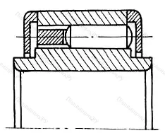 Подшипник  54700 размер 10x26x16,6/17,6