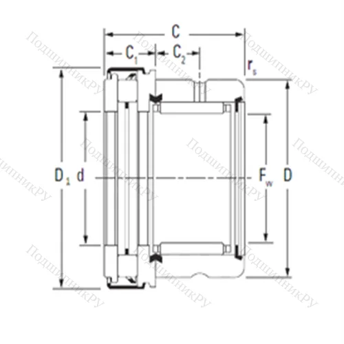 Подшипник комбинированный RAXZ 515