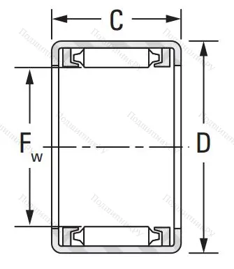 Подшипник обгонной муфты обгонная муфта FC 25 в Барнауле