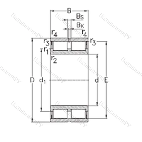 Подшипник роликовый радиальный NNCL 4972-V