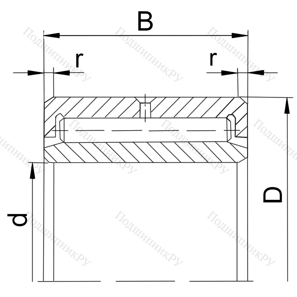 Подшипник NAV 4010 (4074110 ГОСТ) в Барнауле