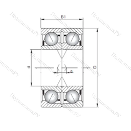 Подшипник шариковый радиально-упорный 7322 C-UX от производителя  CX Подшипник шариковый радиально-упорный 7322 C-UX от производителя  CX