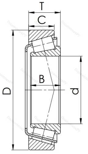 Конический роликовый подшипник 7526 (32226) в Барнауле