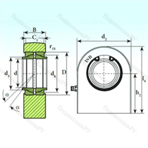 Подшипник скольжения сферический T.P.N. 770 CE