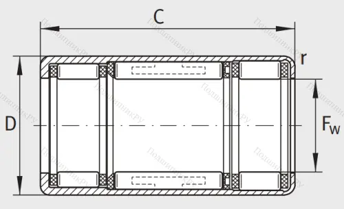 Подшипник обгонной муфты обгонная муфта HFL 1626-L 564 в Барнауле