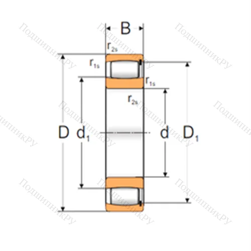Подшипник роликовый радиальный самоцентрирующийся C 2214V