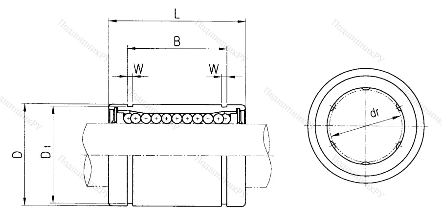 Подшипник LM 25 UU в Барнауле