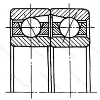 Подшипник 7412T/DF размер 60x150x70