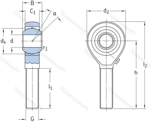 Шарнирная головка POS 20 L в Барнауле