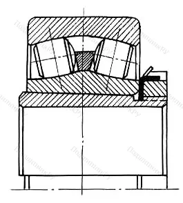 Модификация подшипника 40-353525 размер 125x250x68/97