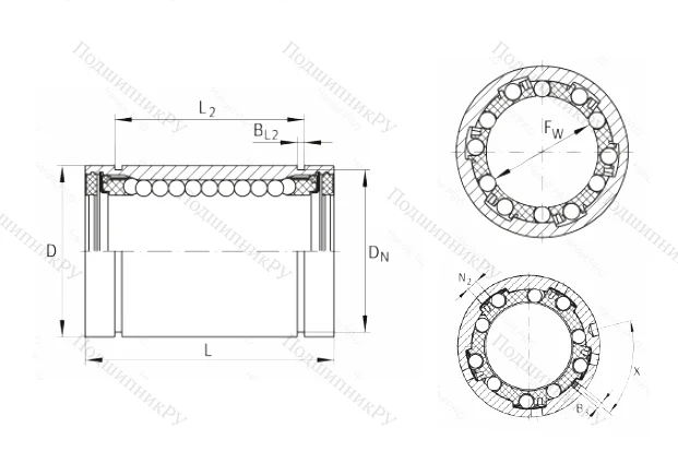 Подшипник KB 16 PP в Барнауле
