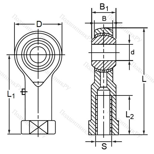 Шарнирная головка PHS 14 L в Барнауле