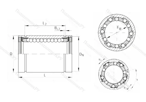 Подшипник KB 40 PP в Барнауле