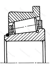 Подшипник  33214R (3067214) размер 70x125x41