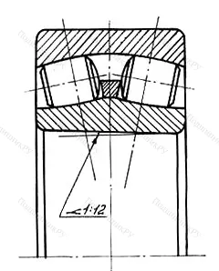 Подшипник 23136KMBW 33 размер 180x300x96
