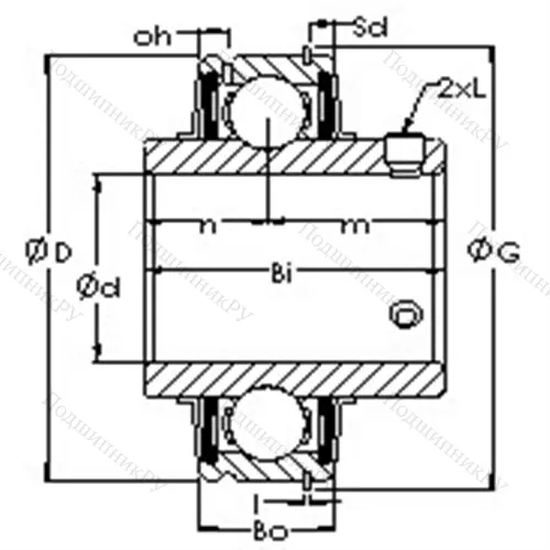 Подшипниковый узел ER 204-12 от производителя  AST