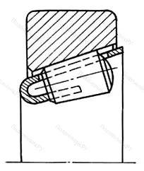 Модификация подшипника 8-977908К размер 40,62x66x13,5 от производителя  ГПЗ-1
