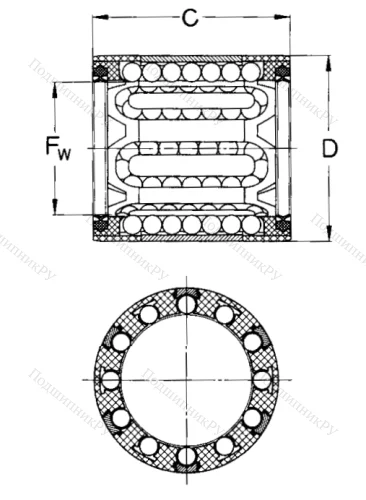 Подшипник LBBR 16-2LS в Барнауле