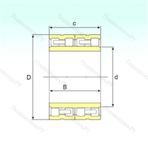 Подшипник роликовый радиальный FC 5274200 от производителя  ISB