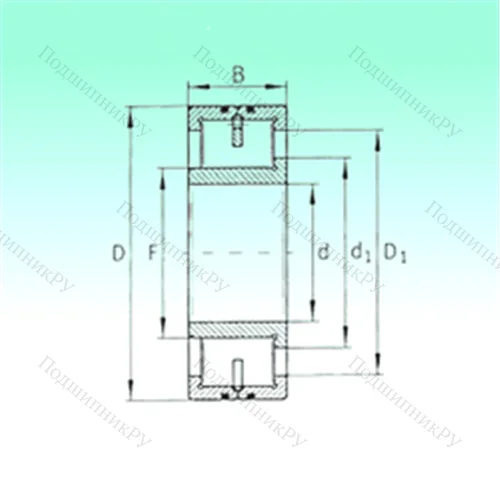 Подшипник роликовый радиальный