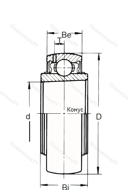 Корпусный подшипник UK 207 в Барнауле