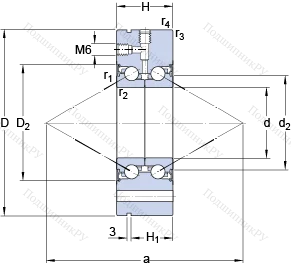 Подшипник BEAM 040100 C-2RSL