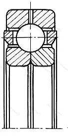 Подшипник  176226 (QJ 226) размер 130x230x40