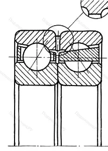 Модификация подшипника 3286844Д размер 220x270x37
