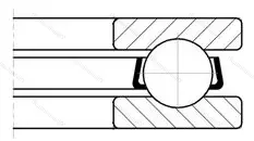 Подшипник 51120M 