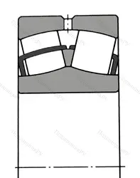 Подшипник  24096 (4053196) размер 480x700x218