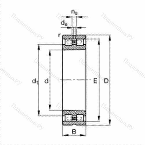 Подшипник роликовый радиальный NN 30/500-AS-K-M-SP от производителя  FAG Подшипник роликовый радиальный NN 30/500-AS-K-M-SP от производителя  FAG