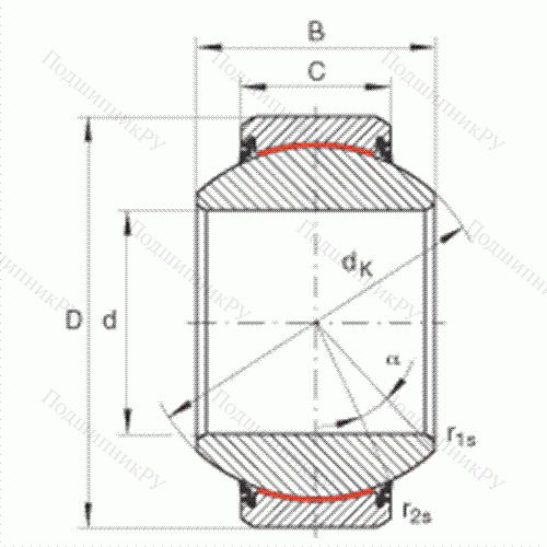 Подшипник шарнирный