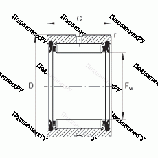 Подшипник RNA 4900-2RSR-XL в Барнауле