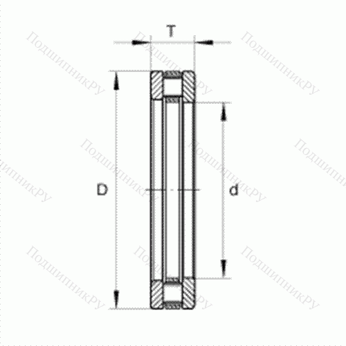 Подшипник роликовый упорный RT 740